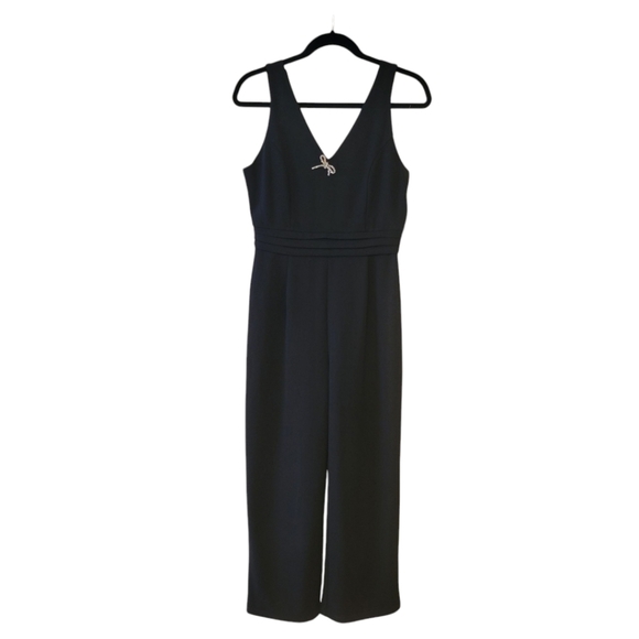 NWT Velvet Fleur Black Jumpsuit Size 8 - Picture 1 of 5